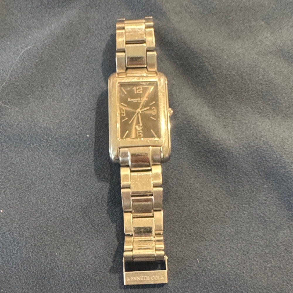 Kenneth Cole Silver Rectangular Watch - image 1